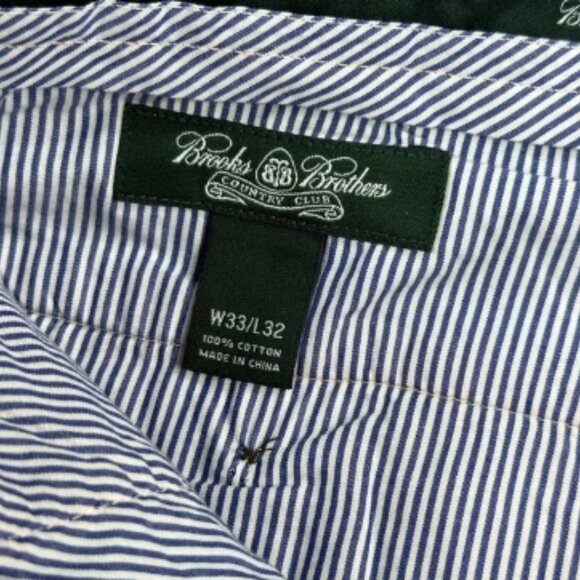 Brooks Brothers Country Club Pants Mens 33x32 Red Sailboat Corduroy Trousers NEW - Picture 7 of 12